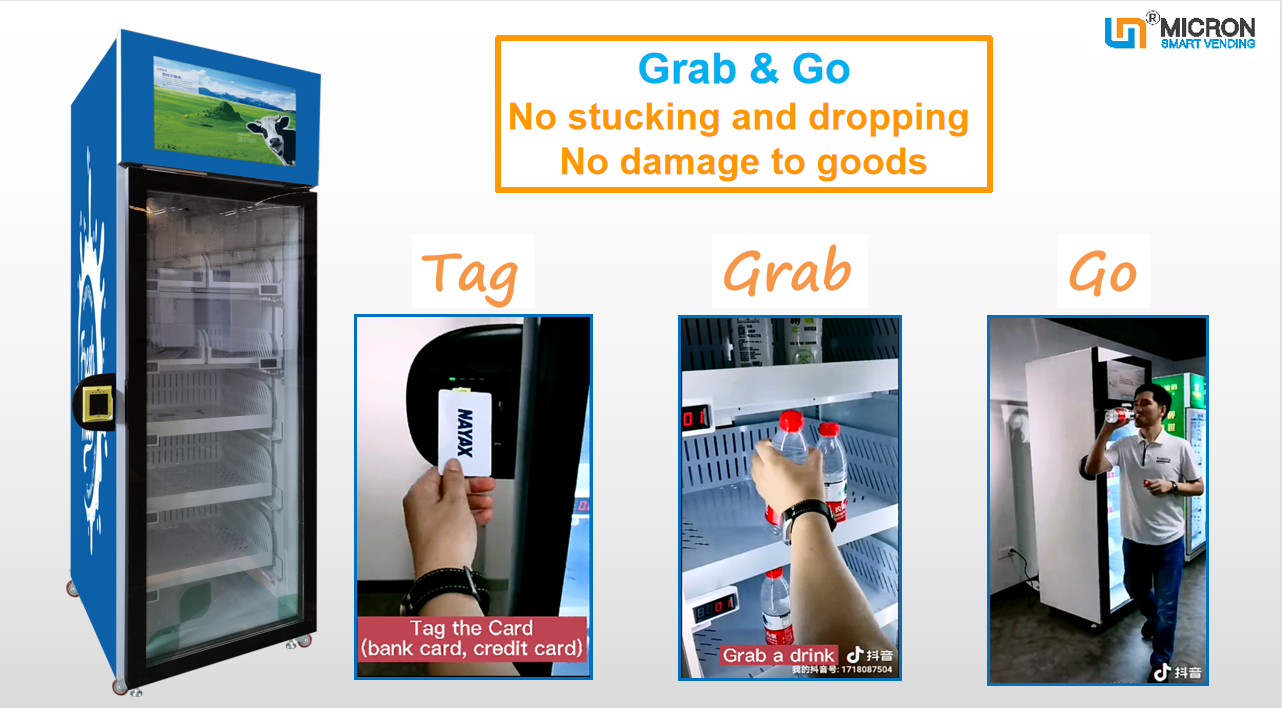 Smart fridge to sell snack and drink in Singapore