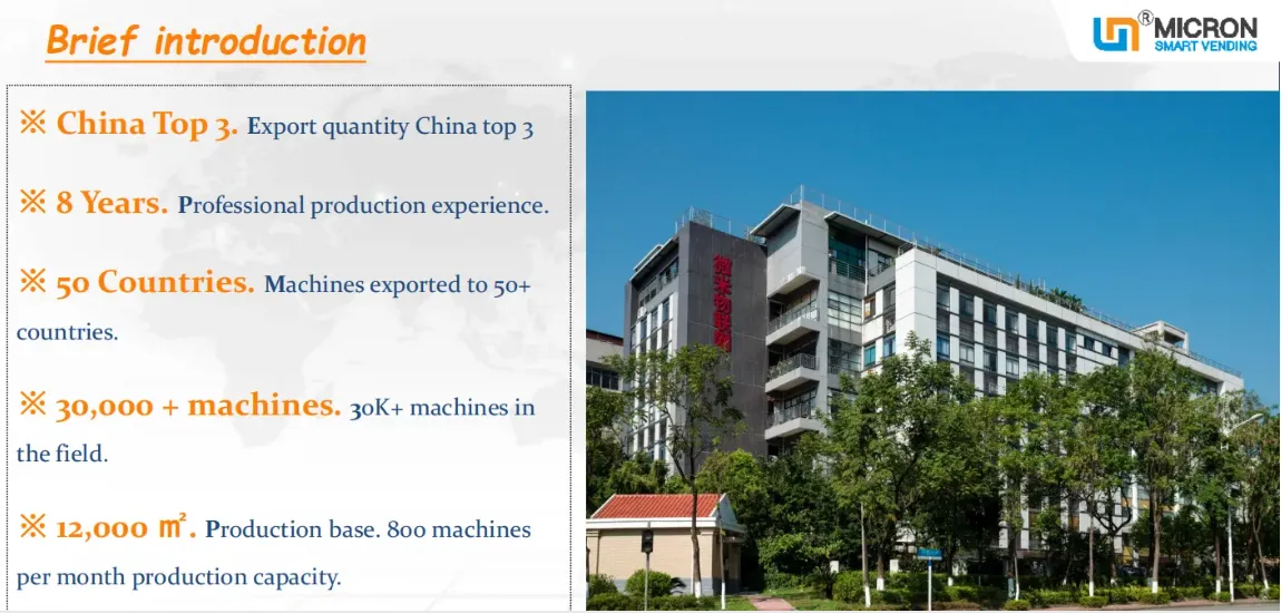 Micron vending machine bring unmanned retail to everyones life