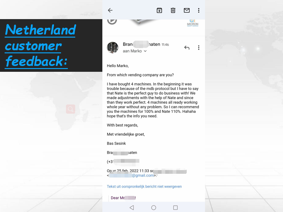 vending machine in Netherland