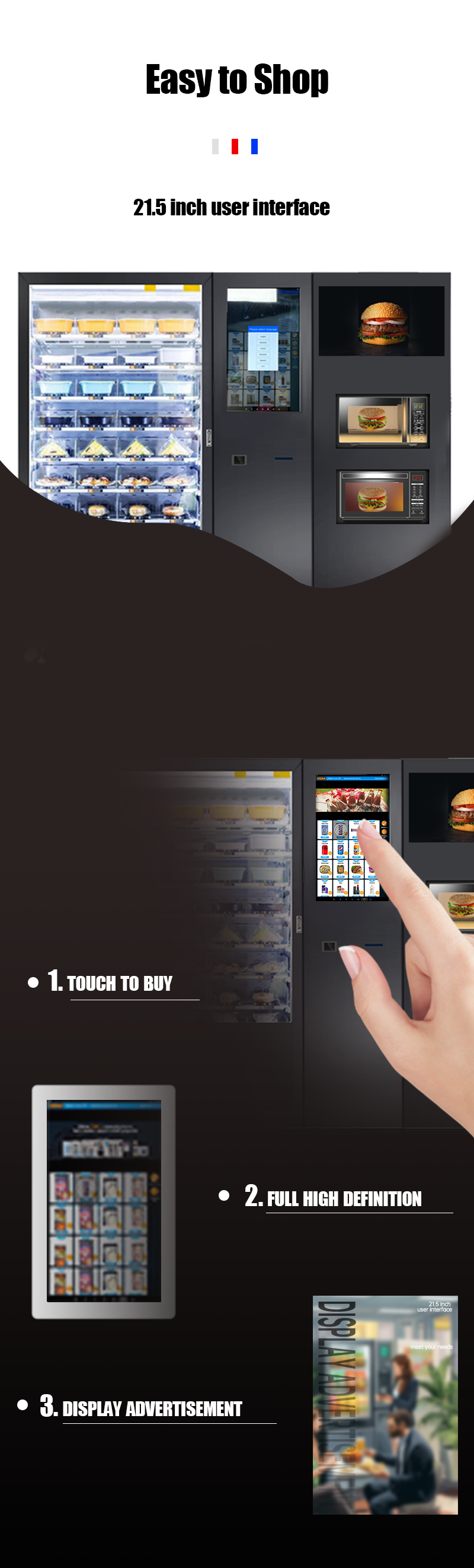 vending machine of hamburger