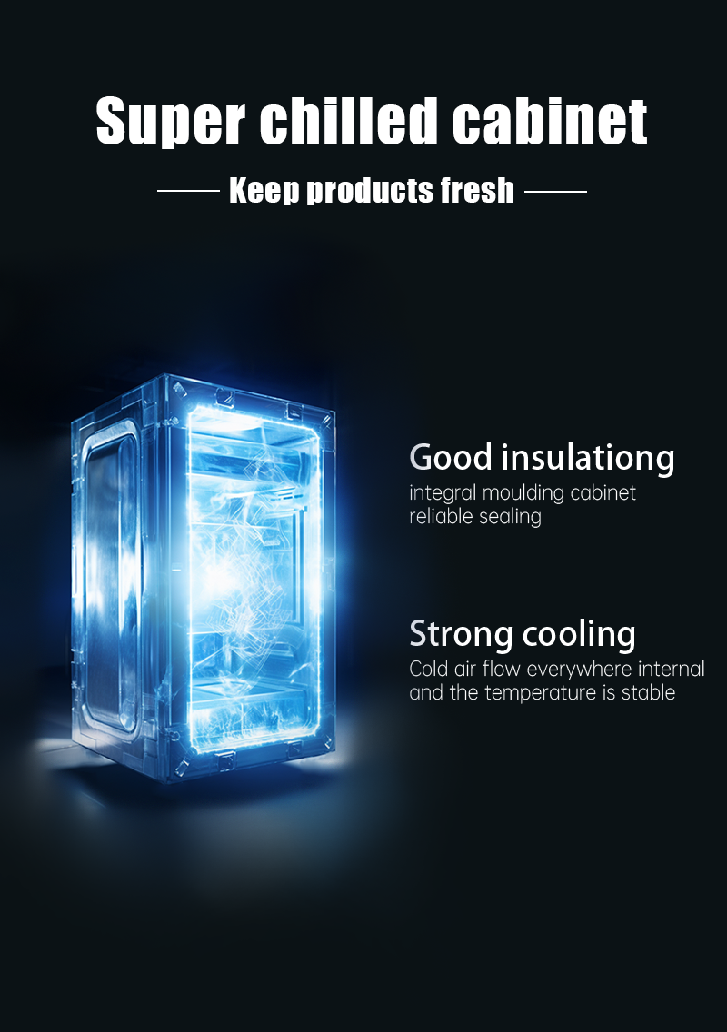 vending machine with super chilled cabinet