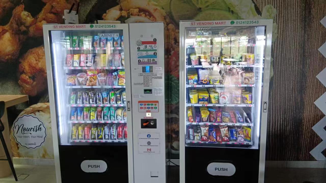 Micron snack drink vending machine in Malaysia
