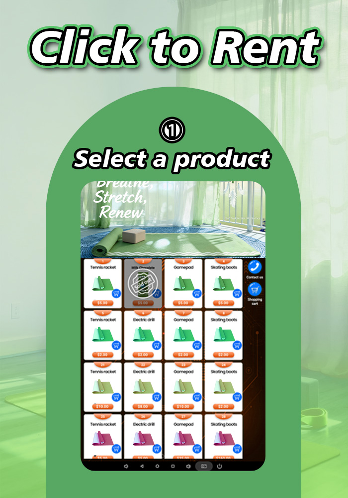 Smart Yoga Mat Rental Locker for Gyms, Studios, Hotels & Wellness Spaces