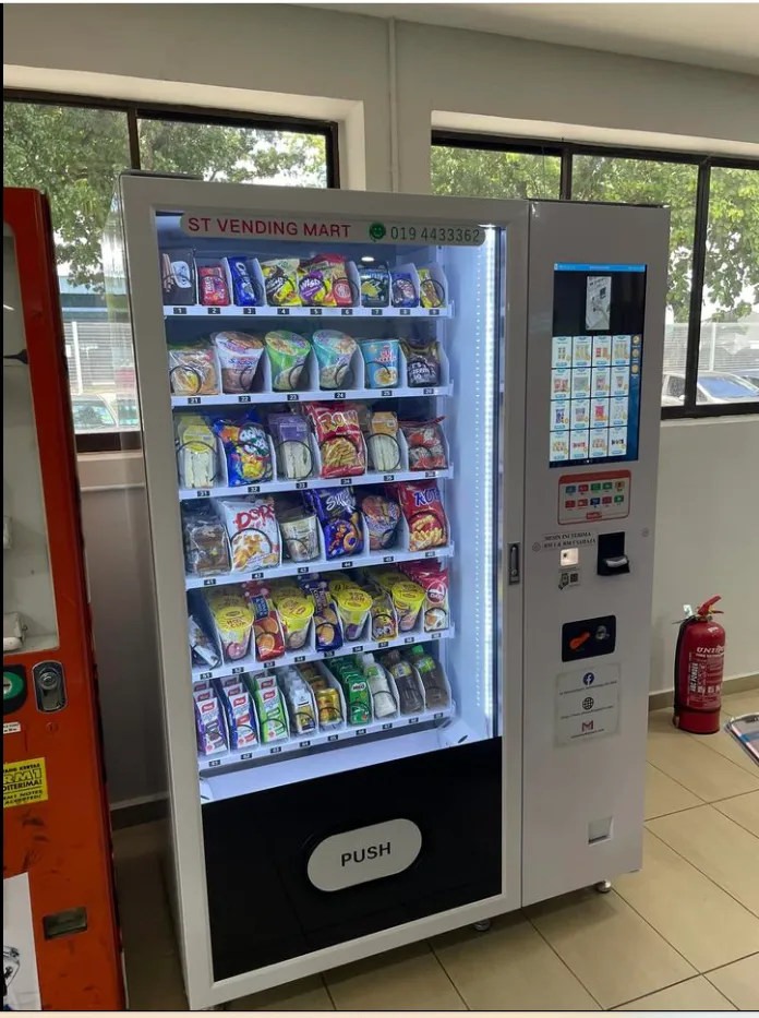 weimi smart combo snack soda drink vending machine in Malaysia