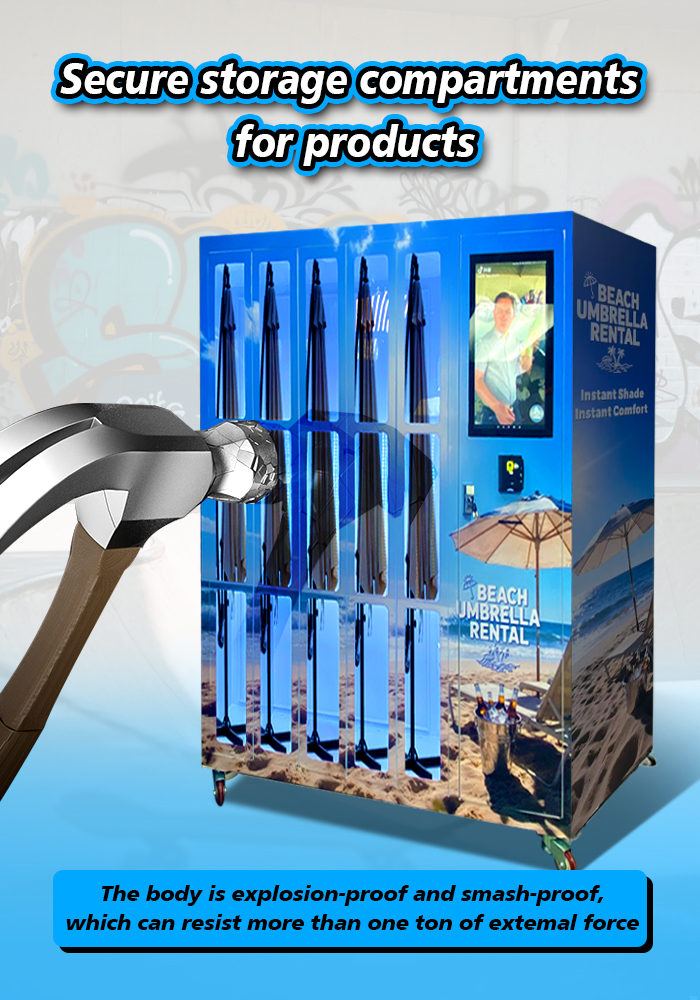 secure storage compartments for priducts