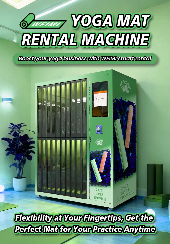 Smart Yoga Mat Rental Locker for Gyms, Studios, Hotels & Wellness Spaces