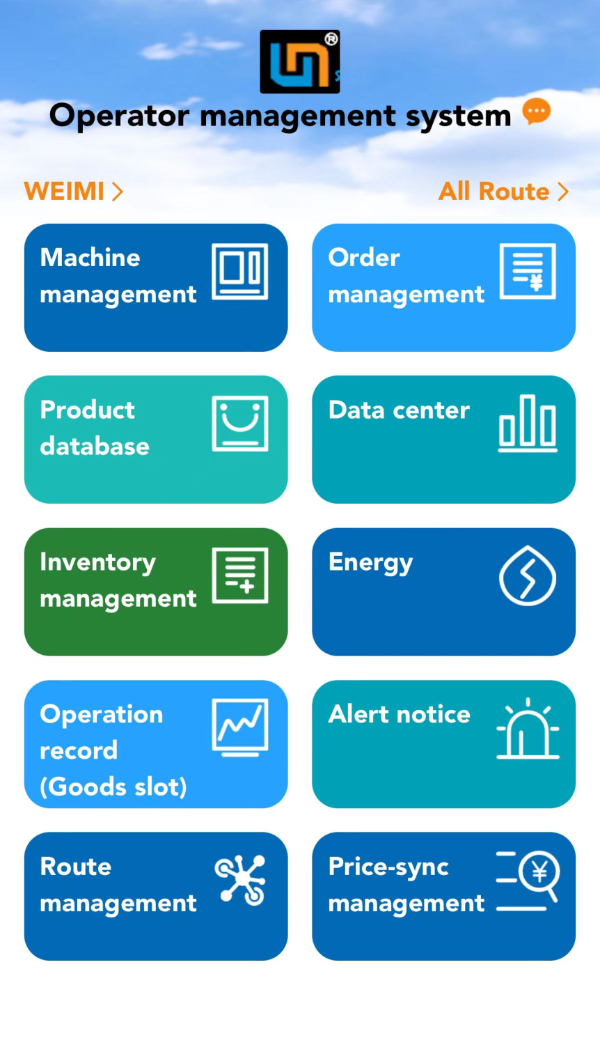 Mobile phone accessories vending machines terminal interface