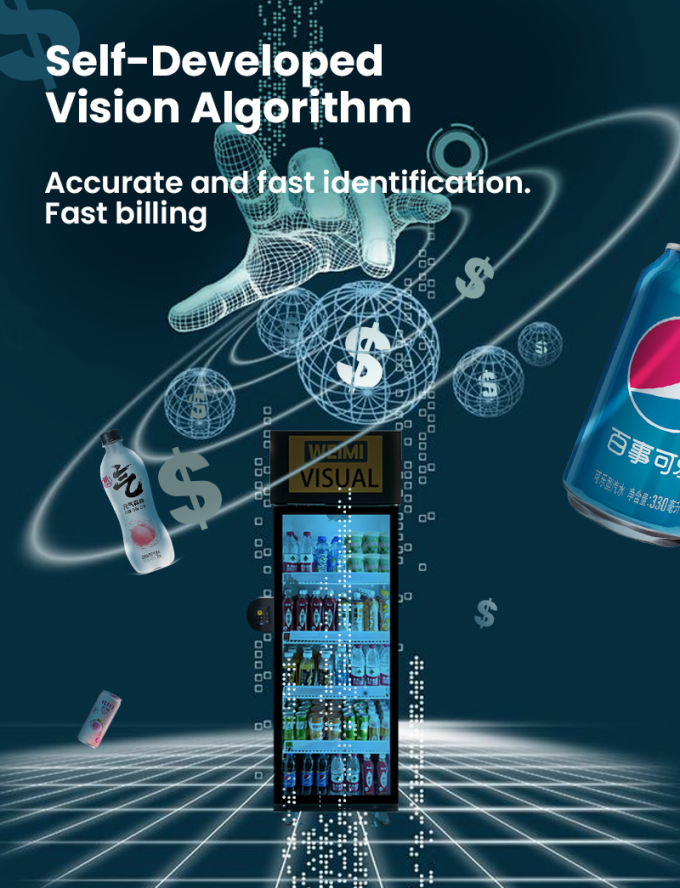 We have self developed vision algorithm for this ai smart fridge.
