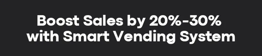 Snacks and Drinks Combo Vending Machine can boosting sales by 20% -30% with smart vending system