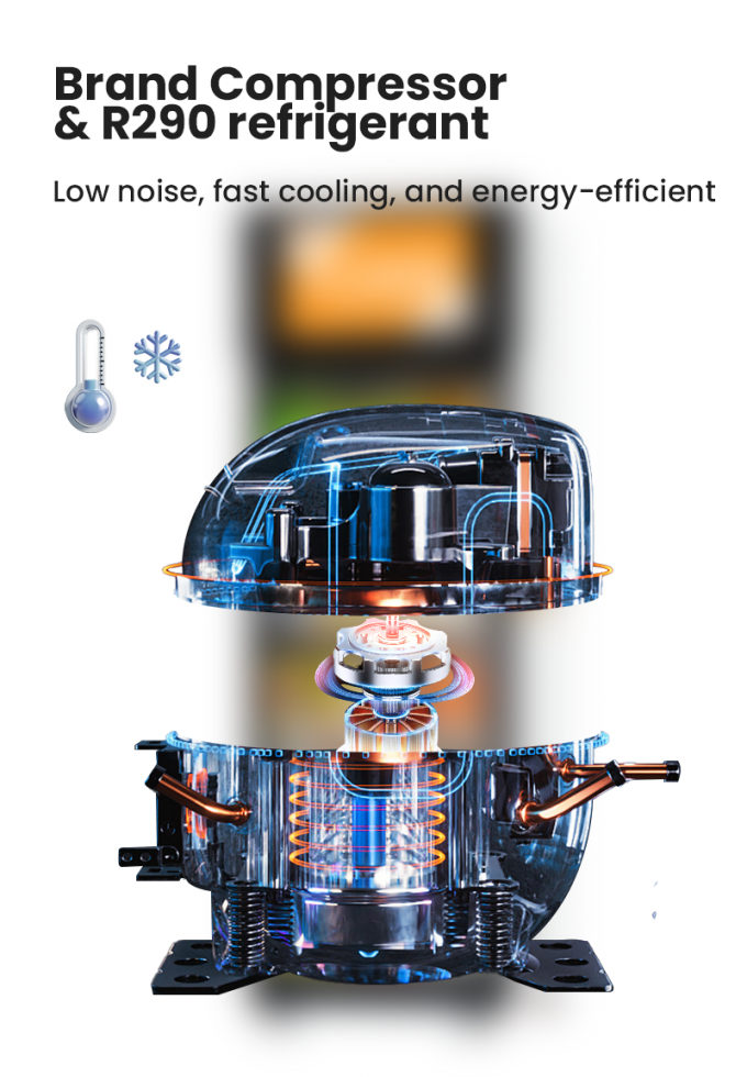 This ai smart vending machine has cooling system 3-20 degree.