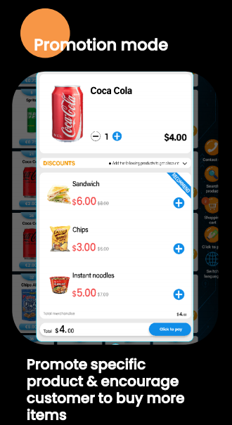 samrt vending machine promotion mode