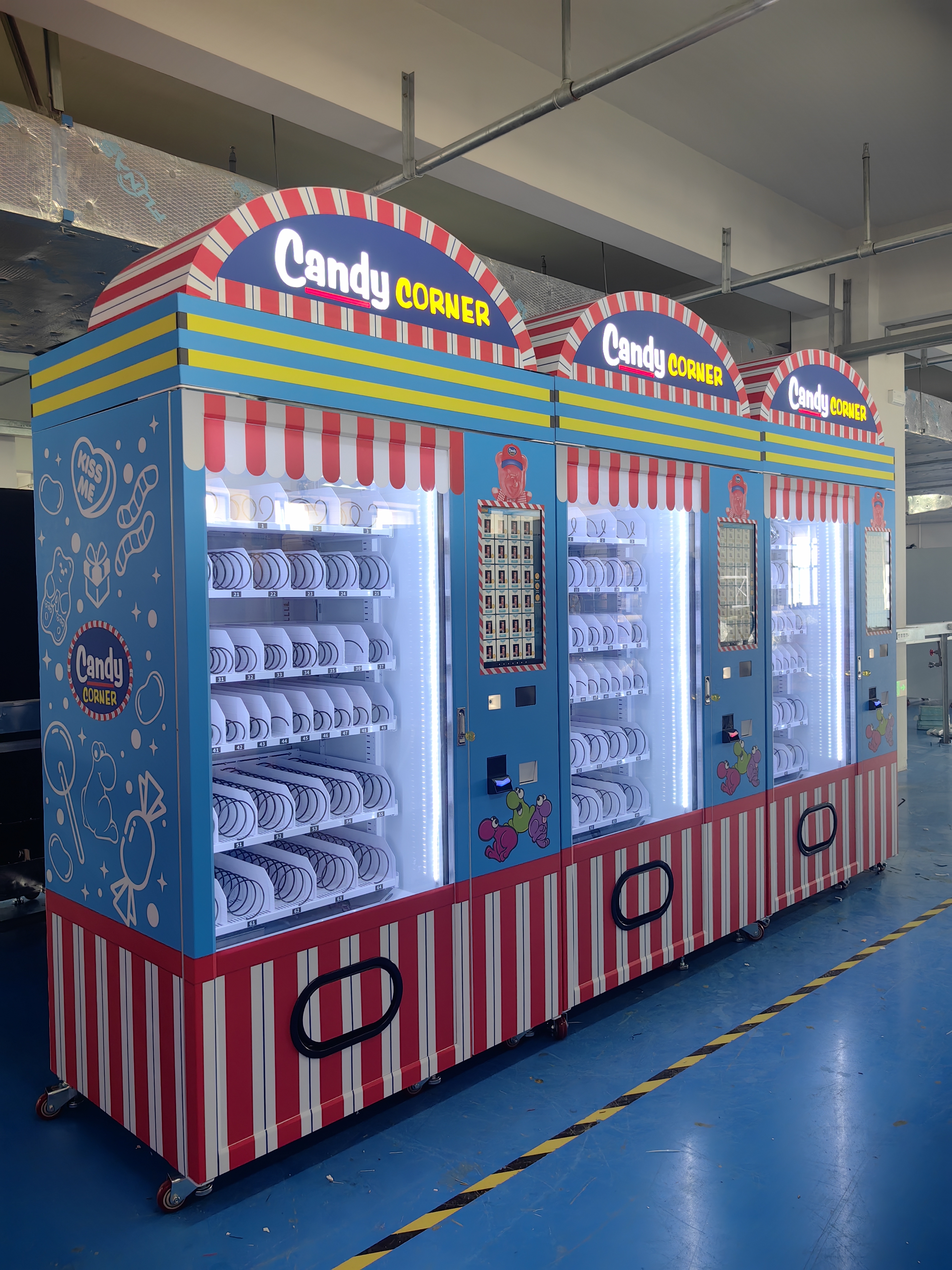 candy vending machine customer case