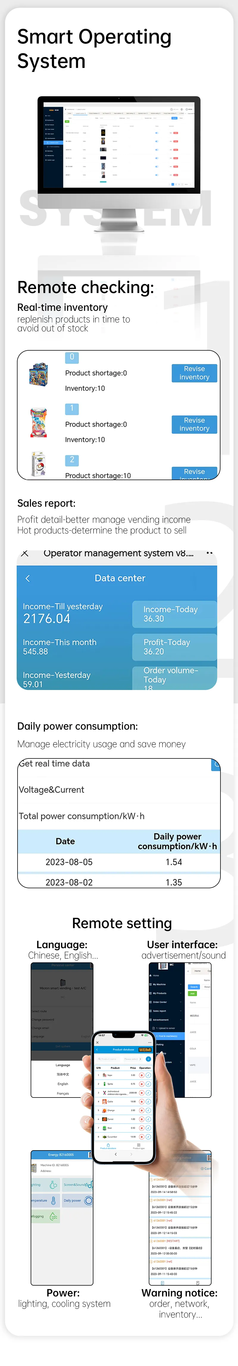 Pokemon Automated Retail Vending Machine data analysis and terminal control