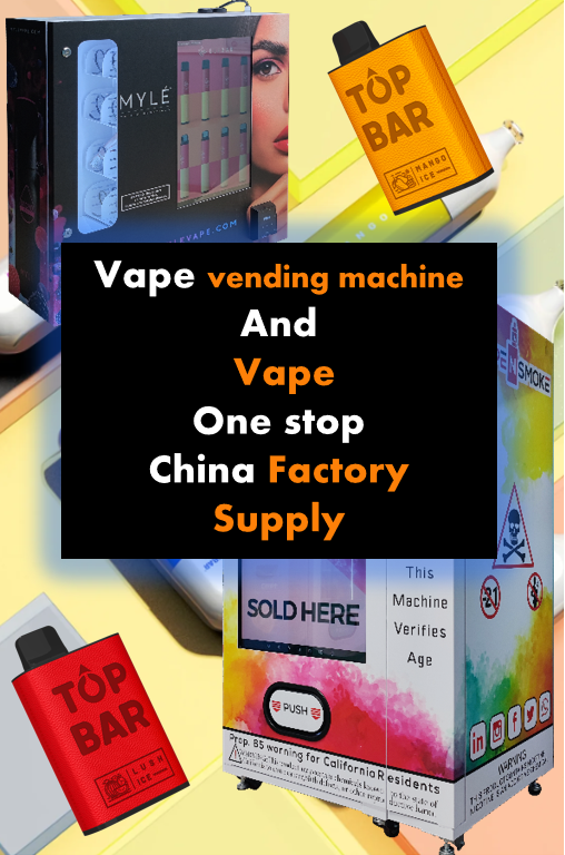Micron vape vending machine and vape one stop China factory supply