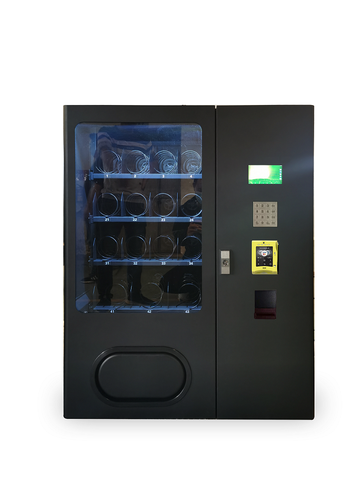 Zum Verkauf steht ein Mini-Vape-Automat mit Kartenleser, der auf den Tisch gestellt werden kann