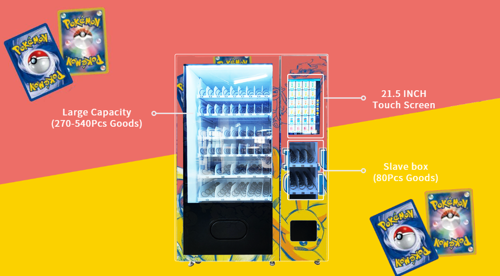 trading card vending machine parameter