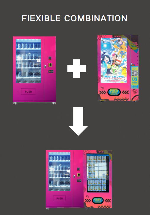 Snacks and Drinks Combo Vending Machine