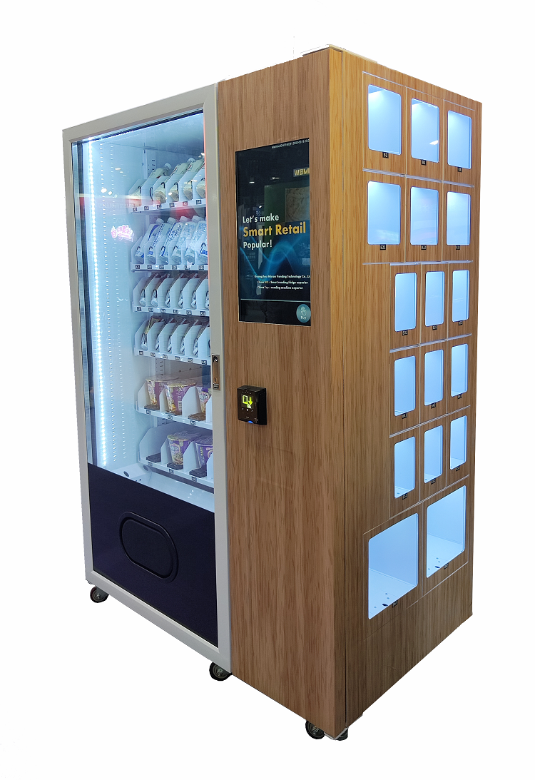 Kundenspezifischer Champagnerautomat mit Alterserkennung und Aufzug, unterstützt WLAN-Netzwerke mit Mobiltelefon-Fernbedienung