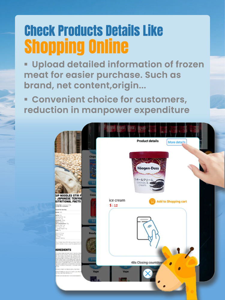ice cream vending machine help customers pick the right meal and boost sales
