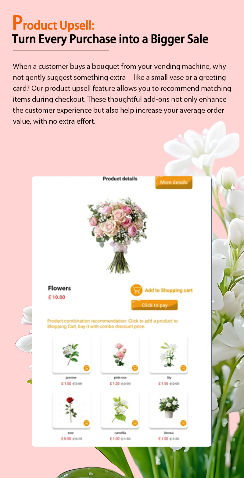WEIMI Refrigerated Fresh Bouquet Flower Vending Machine