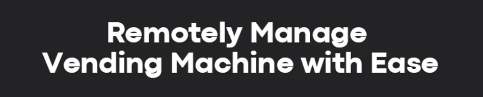 Snacks and Drinks Combo Vending Machine remotely manage vending machine with ease