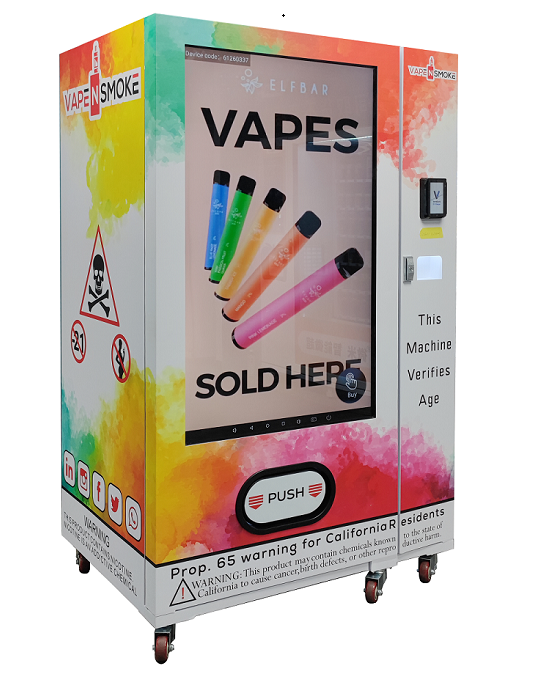 USA: Vape E-cigarette vending machine in USA in club
