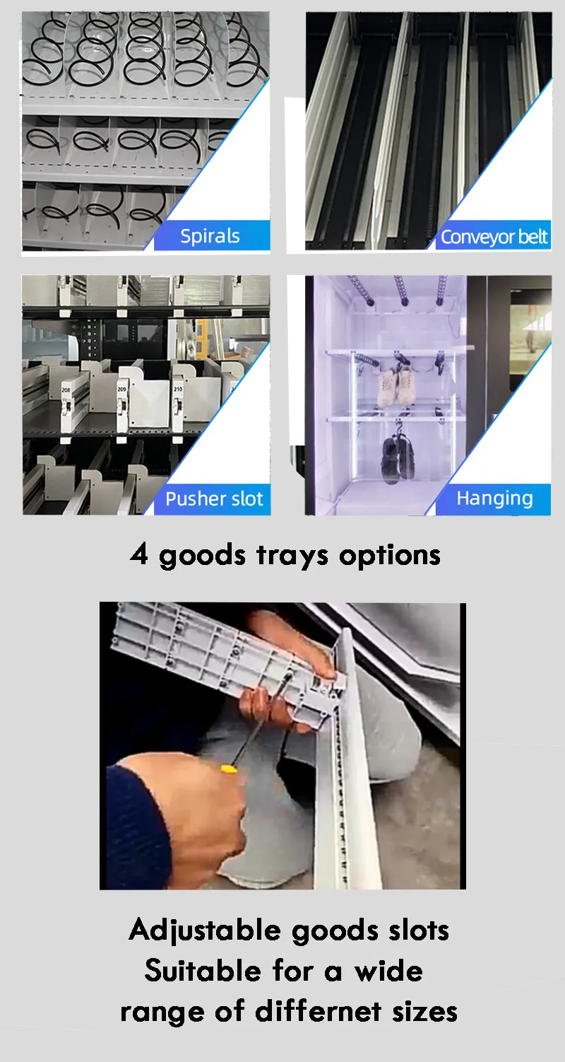 we not only offer high quality snack drink vending machine, but also offer smart software system to help operator to manage the machine easily.