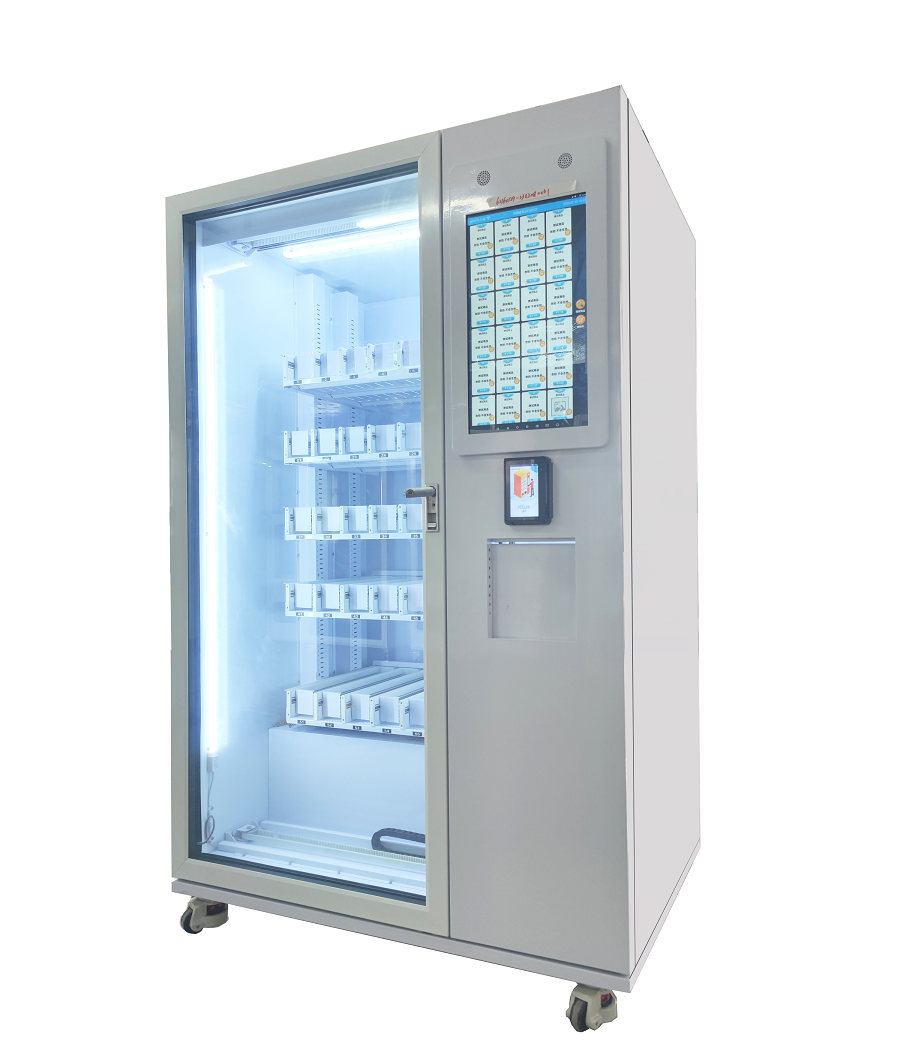 Distributore automatico di alcolici di birra con ascensore, controllo dell'età e consegna sicura touch screen
