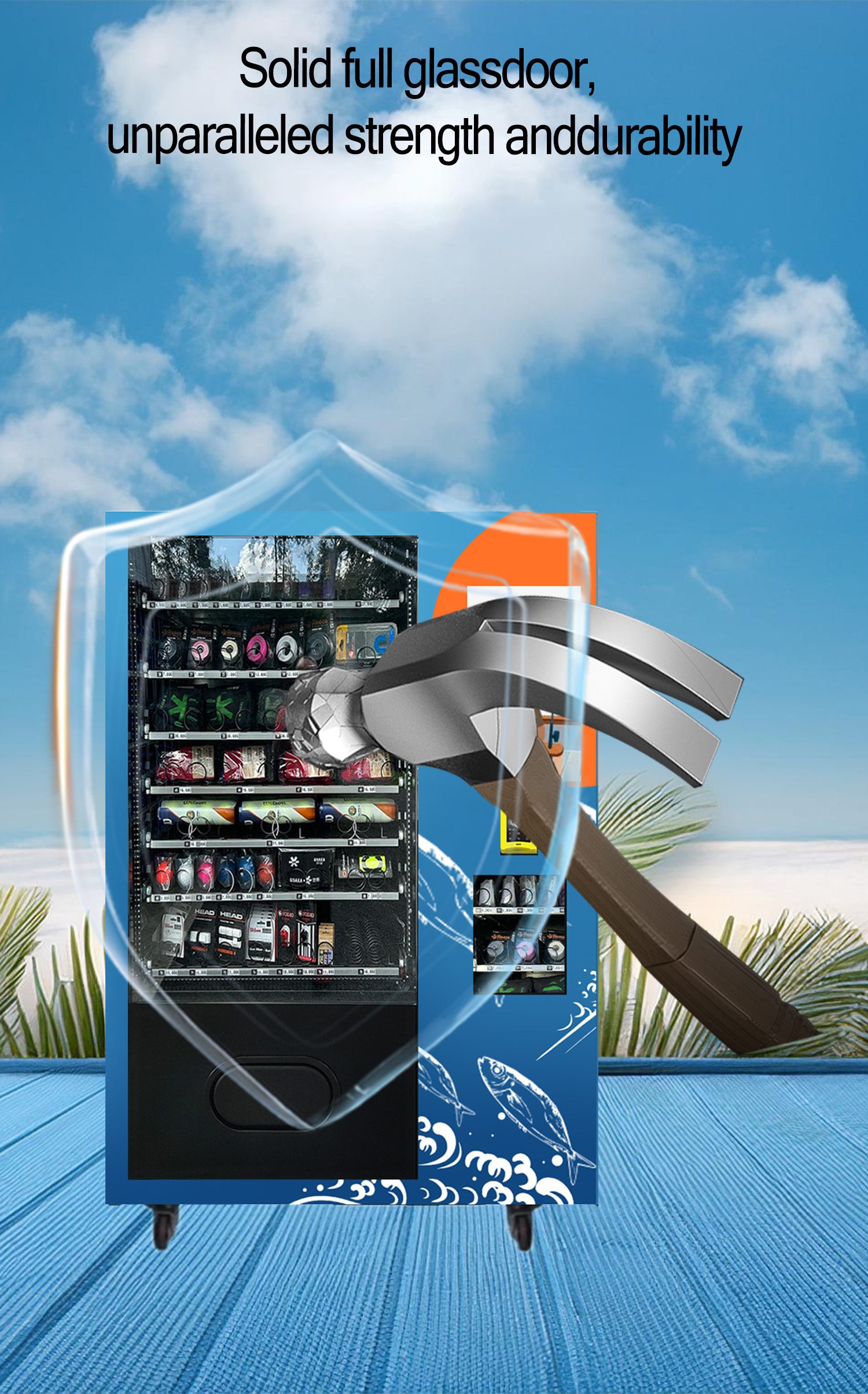 fishing gear vending machine solid full glassdoor