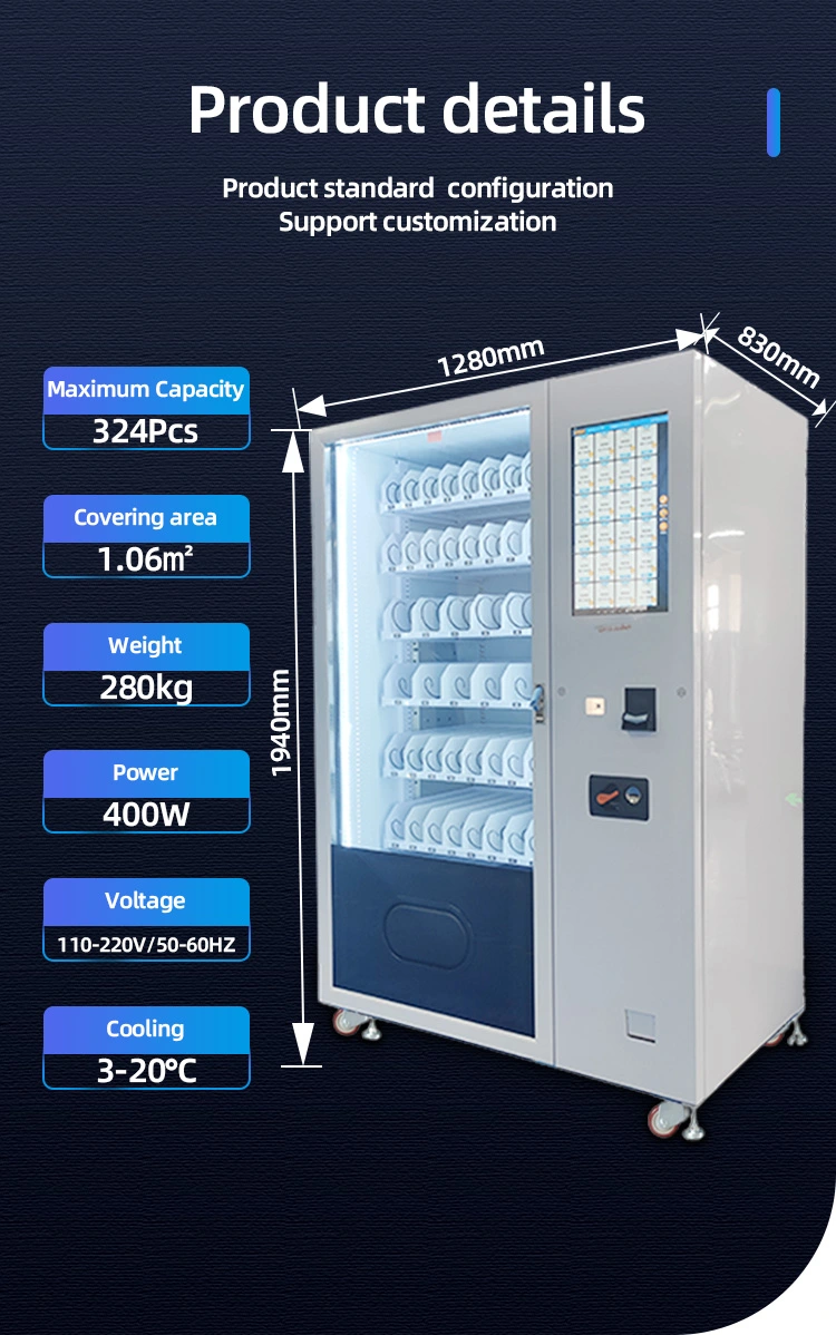 micron snack drink vending machine is designed to last for 10 years