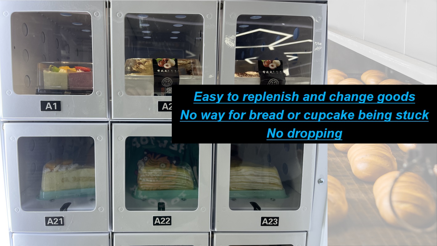 France: Bread vending machine in France Micron cooling locker vending machine