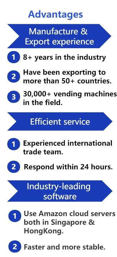 Micron smart hot food vending machine with microwave oven cooling locker vending machine can be customized