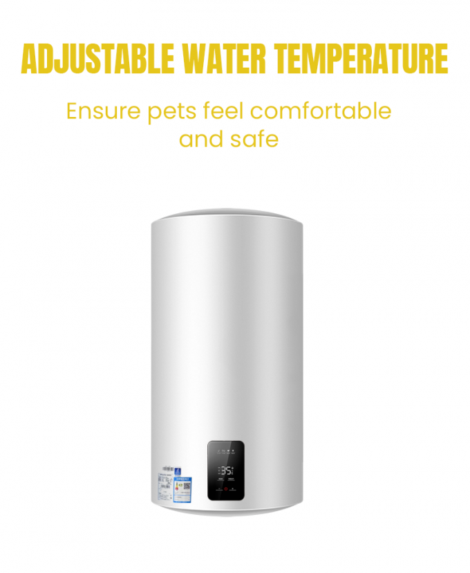 The temperature of water can be adjusted.