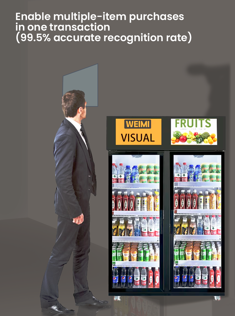 Ai vending machine enable multple item purchases in one transaction