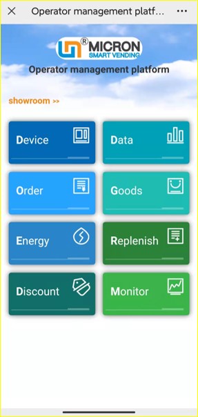 Mobile server of smart vending machine