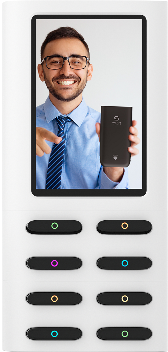 Micron smart vending machine with power bank portable charger