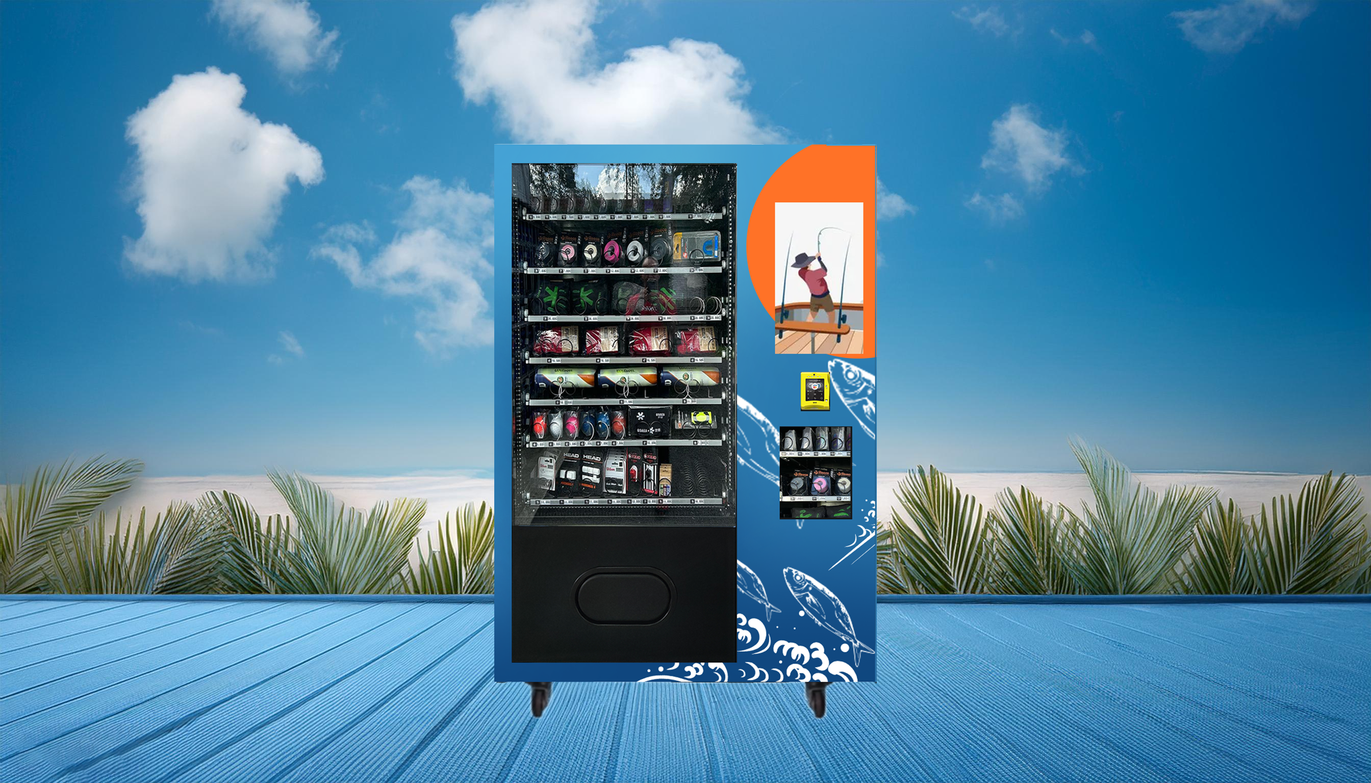 fishing gear vending machine