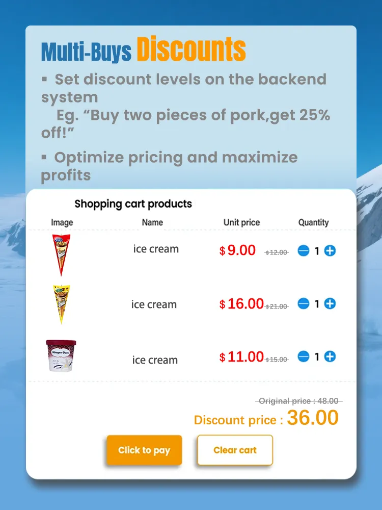 ice cream vending machine encourage more purchases