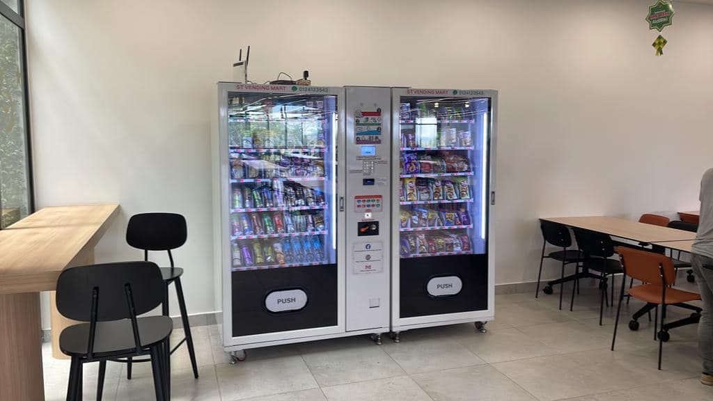 Micron snack drink vending machine in Malaysia