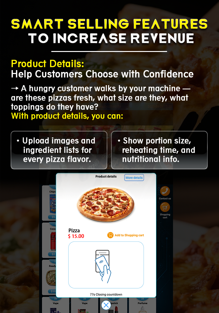 combo pizza vending machine