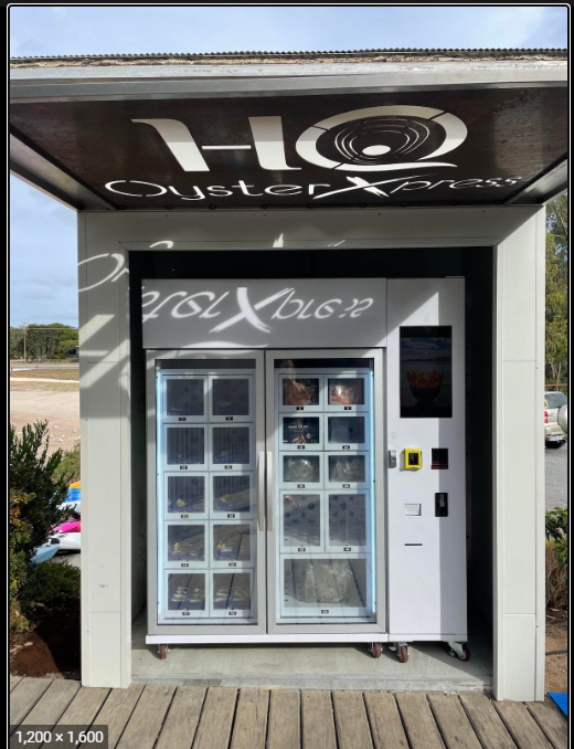 France: Fram product vending machine in France Micron smart cooling locker vending machine