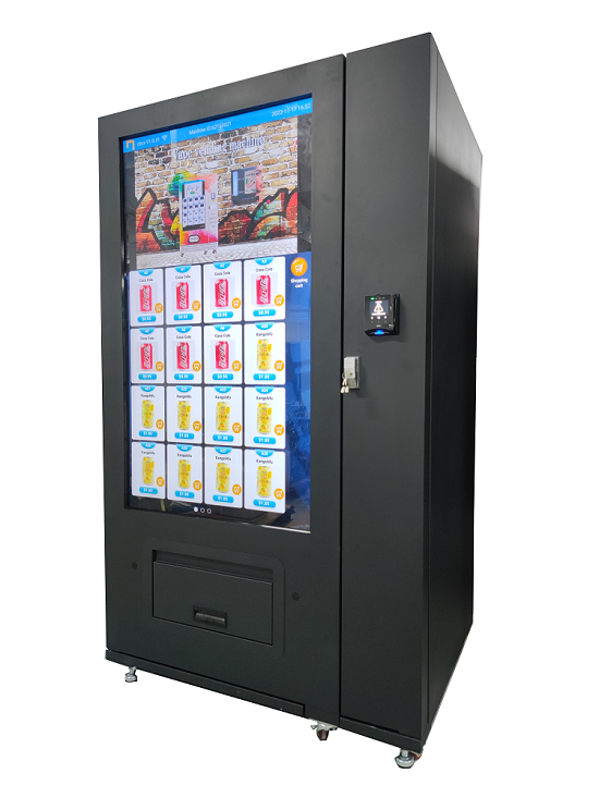 distributeur automatique de boissons et de snacks à grand écran tactile
