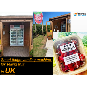 Smart fridge to sell farm produce berry fruit in UK