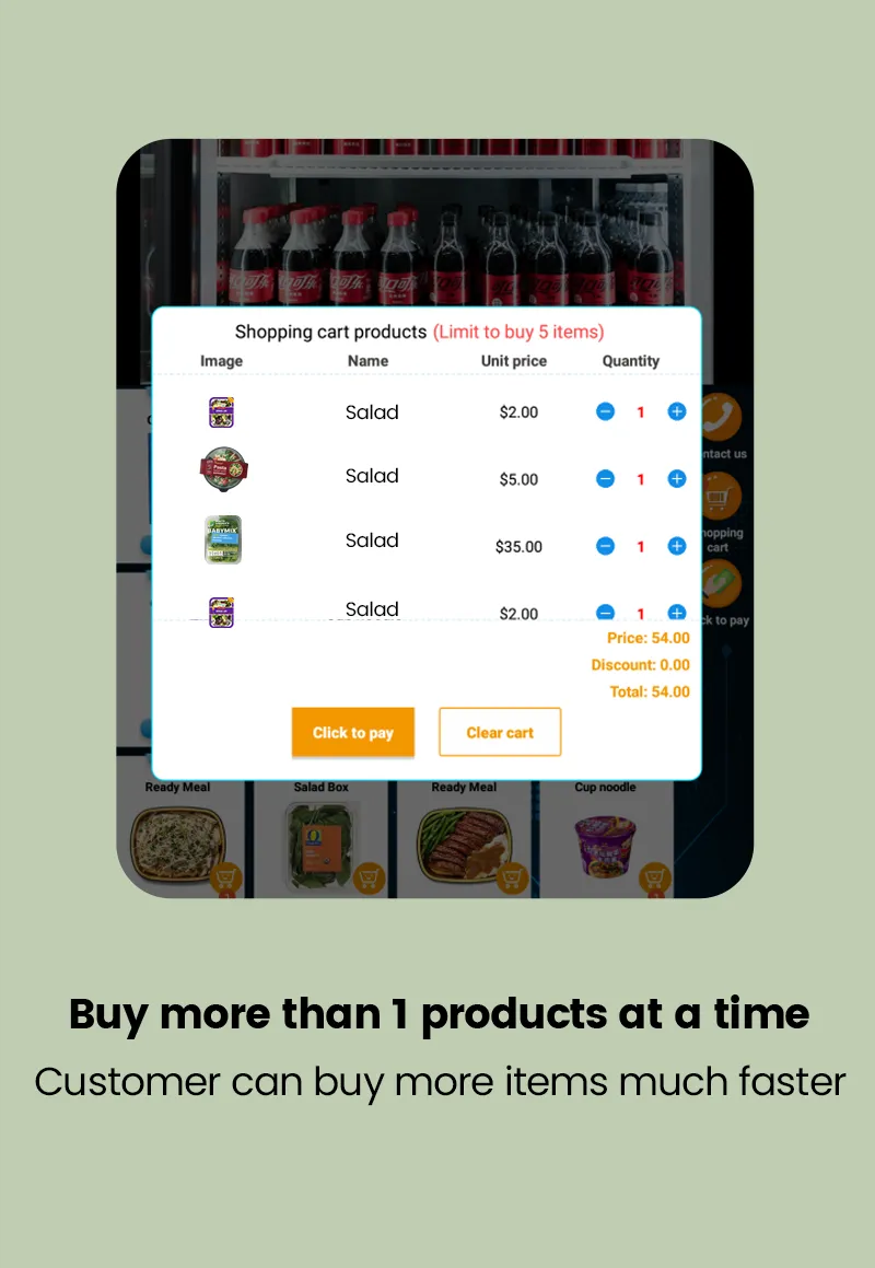 vending machine with other discount