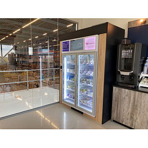Netherland: Micron smart fridge snack drink vending machine