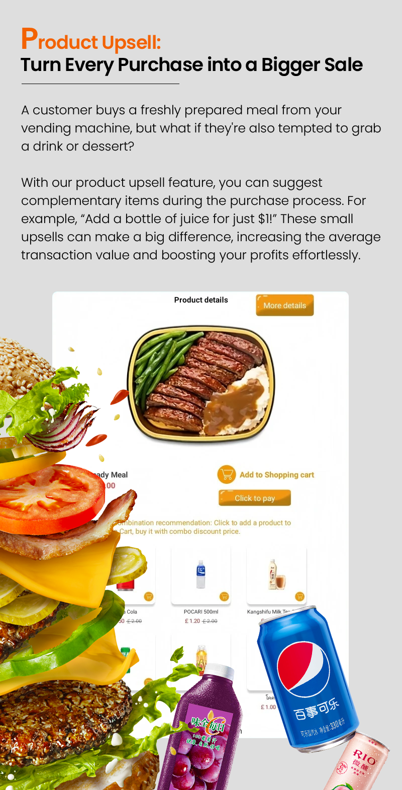 prepared meals vending machine turn every purchase into bigger sale