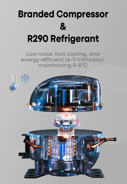 trading card vending machine vranded compressor r290 refrigerant