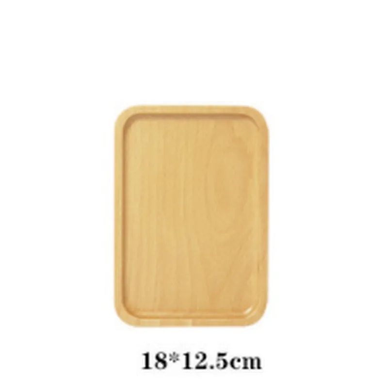 Square Wood Plate,Made of Wholewood,No glue