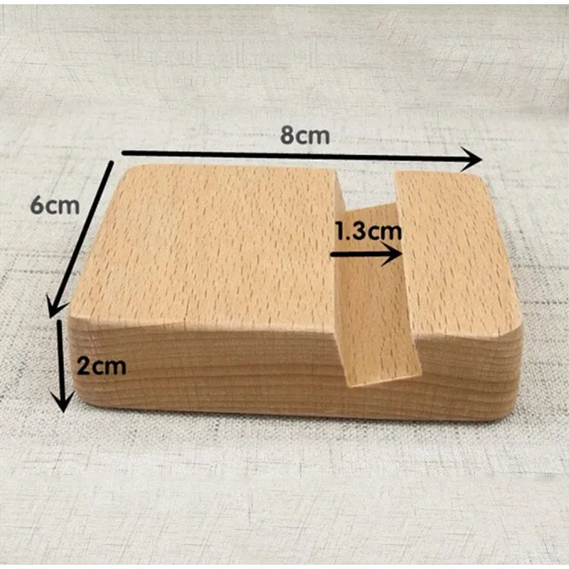 Phone Holder Beech Wood