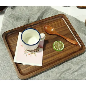 Square Wood Plate
